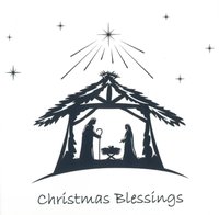 10 Christmas Cards "A child is Born" SP20141