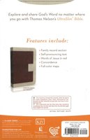 KJV Ultraslim Holy Bible in Ivory/Cranberry Leathersoft