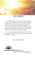 Glories of Christ