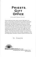 Priests, Gift & Office