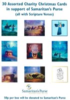30 Assorted Charity Christmas Cards GMC068