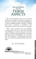 Backsliding in Its Three Aspects