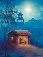 10 Christmas Cards "Away in a Manger" SP19154