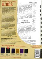 Czech Study Bible with Thumb Index, Leather