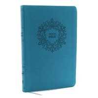 NKJV Value Large Print Thinline Bible, Turquoise Leathersoft