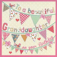 Birthday Card Granddaughter CL128