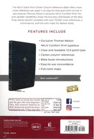 NKJV Giant Print, Center-Column. Reference Bible, Blue Leathersoft