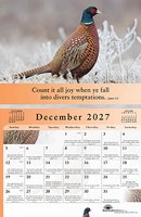 Gospel of Peace Calendar 2027 with daily verses