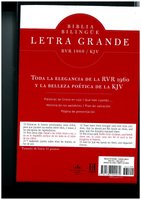 Spanish/English Bible, Reina Valera/KJV, Large Print