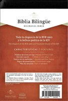 Spanish/English Bible RV60/KJV, black