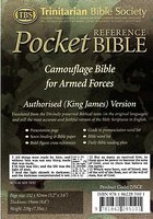 Pocket Reference Bible 7SCF (Camouflage)