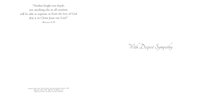 Sympathy Card TE4119XA