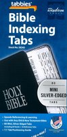 Bible Indexing Tabs, Mini Silver-Edged