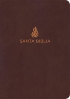 Spanish Bible, Large Print, Brown Bonded Leather