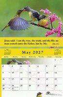 Gospel of Peace 2027 Calendar with verses for Outreach