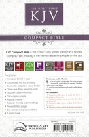 KJV Holy Bible Compact with Zip