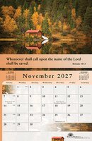 Gospel of Peace 2027 Calendar with verses for Outreach