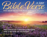 Bible Verse 2027 Desk Calendar with Magnet Backer