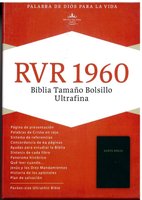 Spanish Bible, Ultrathin Pocket RVR 1960