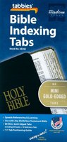 Bible Indexing Tabs, Mini Gold-Edged