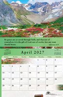 Gospel of Peace 2027 Calendar with verses for Outreach