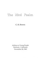 The Twenty-Third Psalm