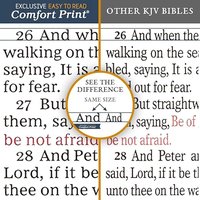 KJV Large Print Center-Column Reference Bible