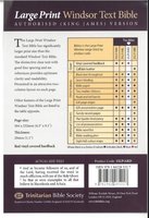 Large Print Windsor Text Bible Red (35LP/ARD)