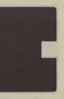 KJV Ultraslim Holy Bible in Ivory/Cranberry Leathersoft