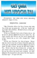 Igbo 4 "Good News For Today"