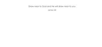 Blank Card, James 4:8 (QPD522)
